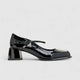 Morbido Ladies Block Heel Black 2360-2 M27