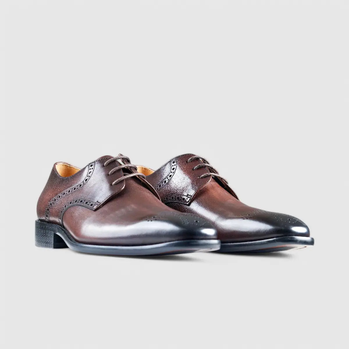 Fabino Dress Lace Up Brown M3220050 Oxfords | familyshoecentre