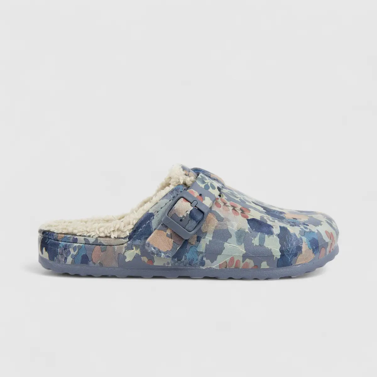 Hush Puppies Soft Style Desi Fur Ladies Slippers SSL01503 Multi Grey