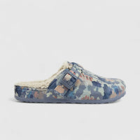 Hush Puppies Soft Style Desi Fur Ladies Slippers SSL01503 Multi Grey