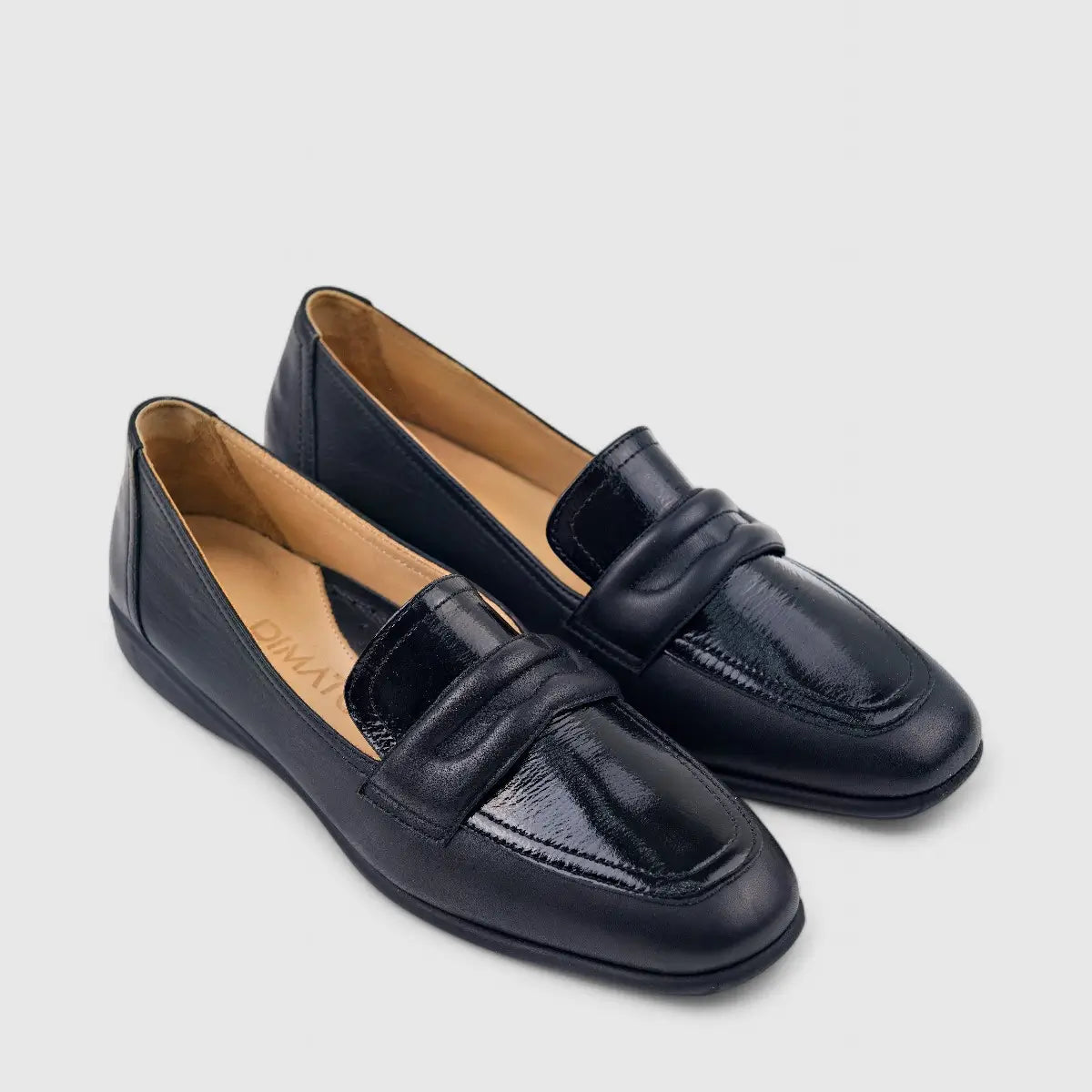 Dimato Leather Comfort Wedge Black 056.2224 Wedges | familyshoecentre