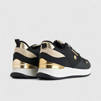 PC Ladies Casual Sneaker PCL10811 Black Gold PC288