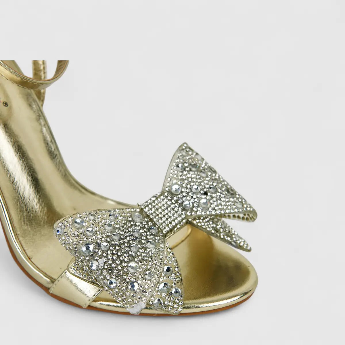 Bulbul Ladies Evening Heel Sandal LU019 Gold