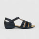 Hotter Ladies Comfort Sandal Solei Black HT75