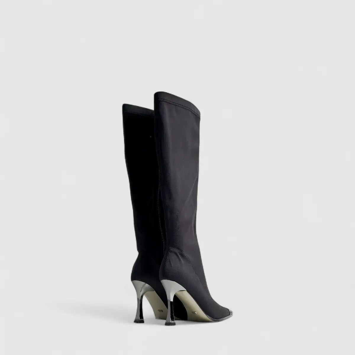 Bulbul Heel Long Boot Black CAR5037