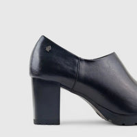 Soft Style By Hush Puppies Romney Black 01511 Heels | familyshoecentre