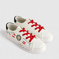 PC Ladies Casual Sneaker PCL10778 White Multi PC281