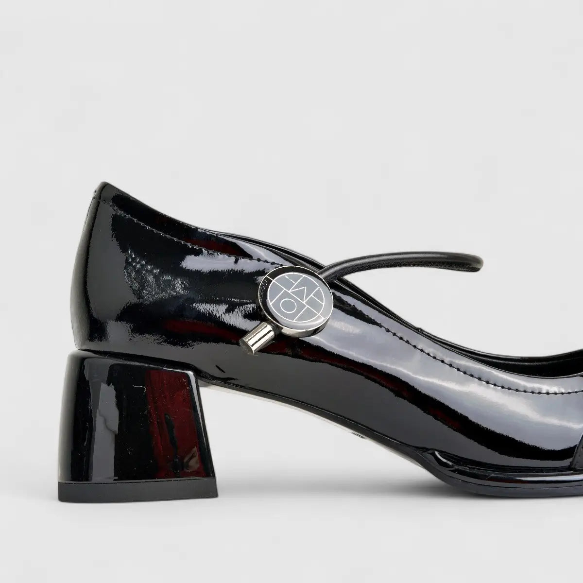 Morbido Ladies Block Heel Black 2360-2 M27
