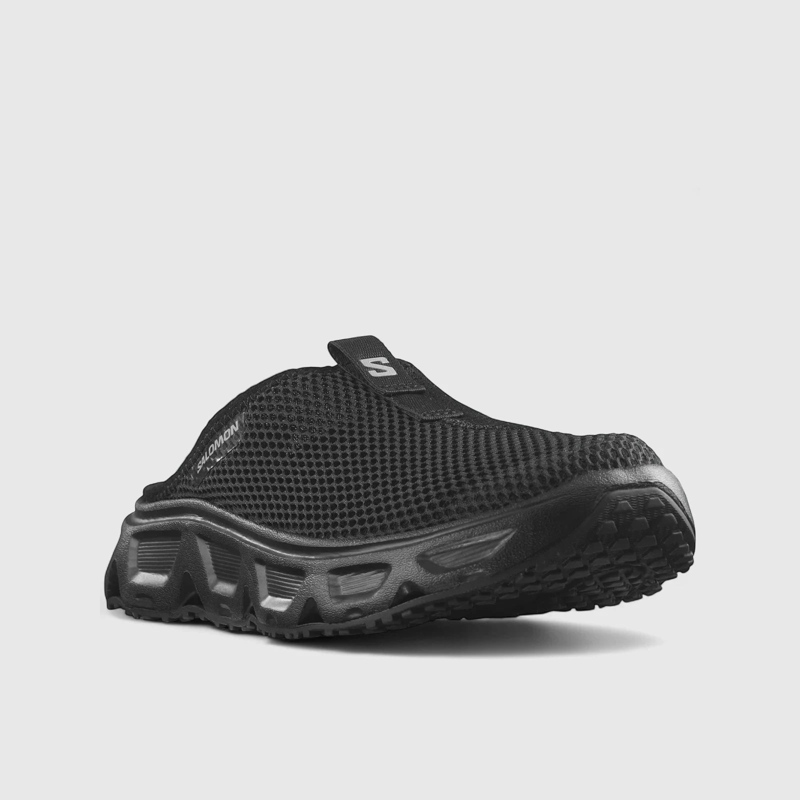 Salomon Men's Comfort Clog Reelax Slide 6.0 471120 Black/Black/Alloy SL34 (BX6)