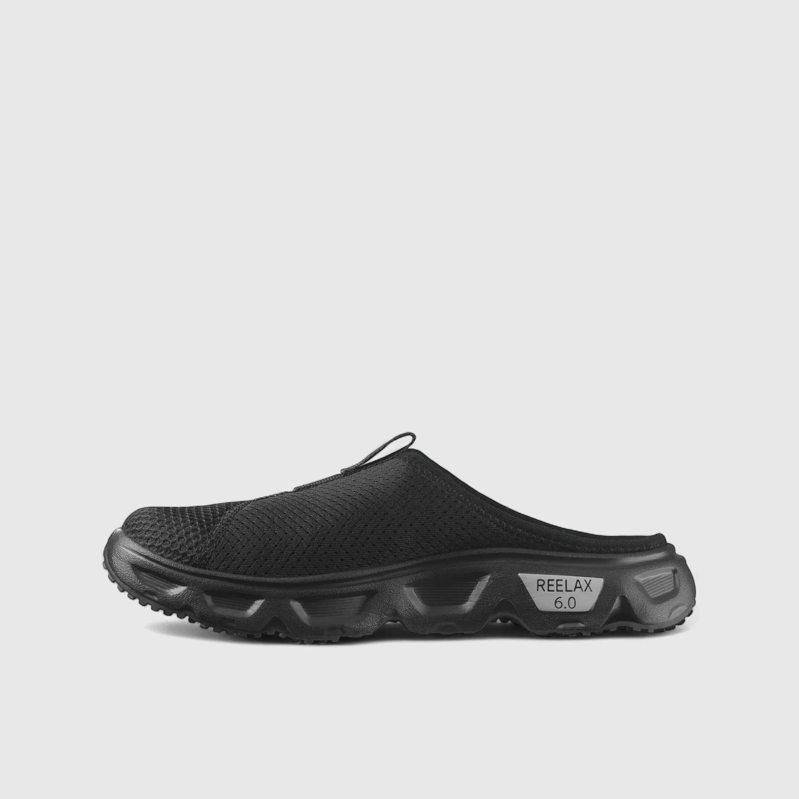 Salomon Men's Comfort Clog Reelax Slide 6.0 471120 Black/Black/Alloy SL34 (BX6)