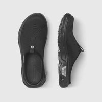Salomon Men's Comfort Clog Reelax Slide 6.0 471120 Black/Black/Alloy SL34 (BX6)