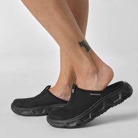 Salomon Men's Comfort Clog Reelax Slide 6.0 471120 Black/Black/Alloy SL34 (BX6)