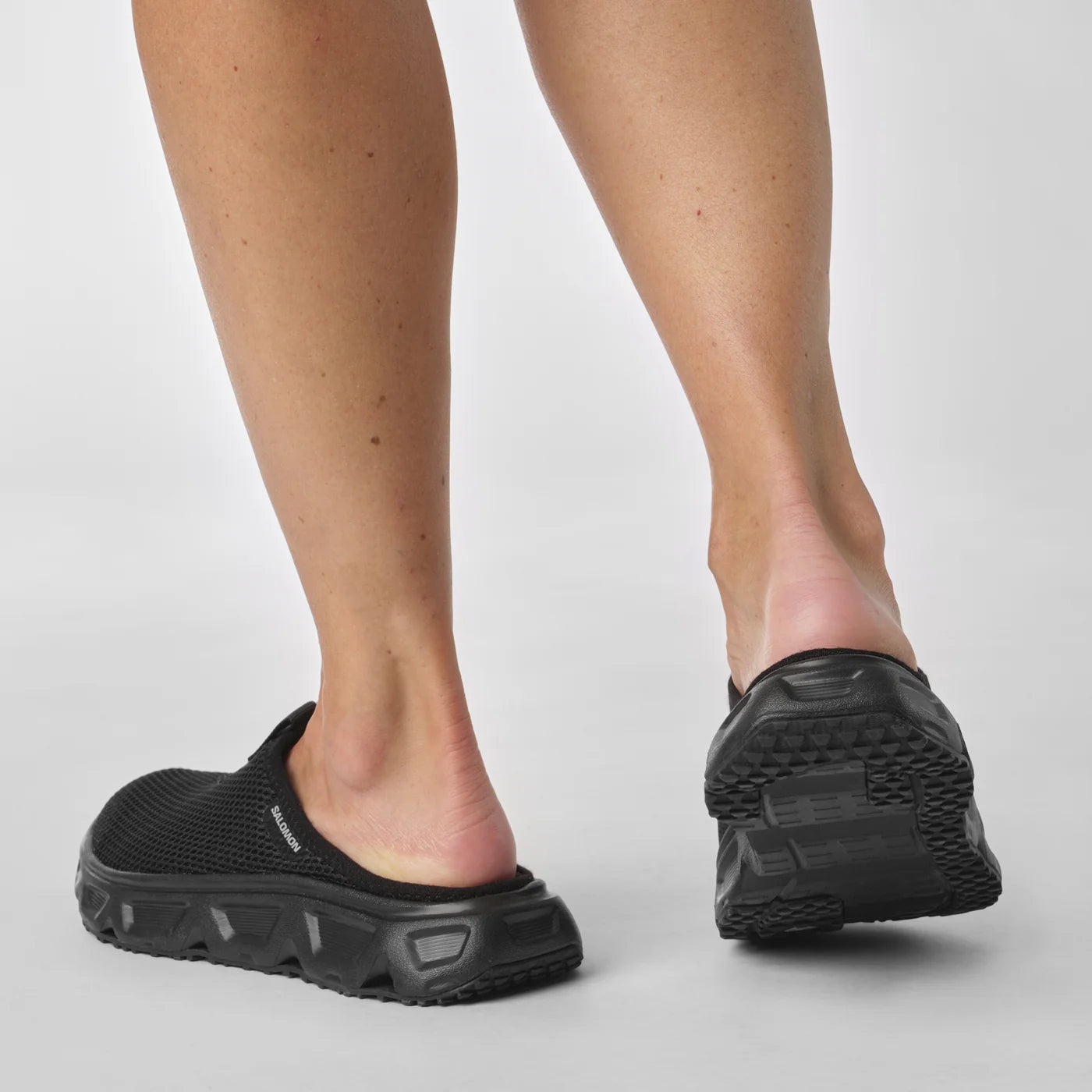 Salomon Men's Comfort Clog Reelax Slide 6.0 471120 Black/Black/Alloy SL34 (BX6)