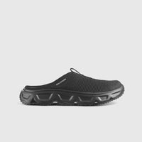 Salomon Men's Comfort Clog Reelax Slide 6.0 471120 Black/Black/Alloy SL34 (BX6)