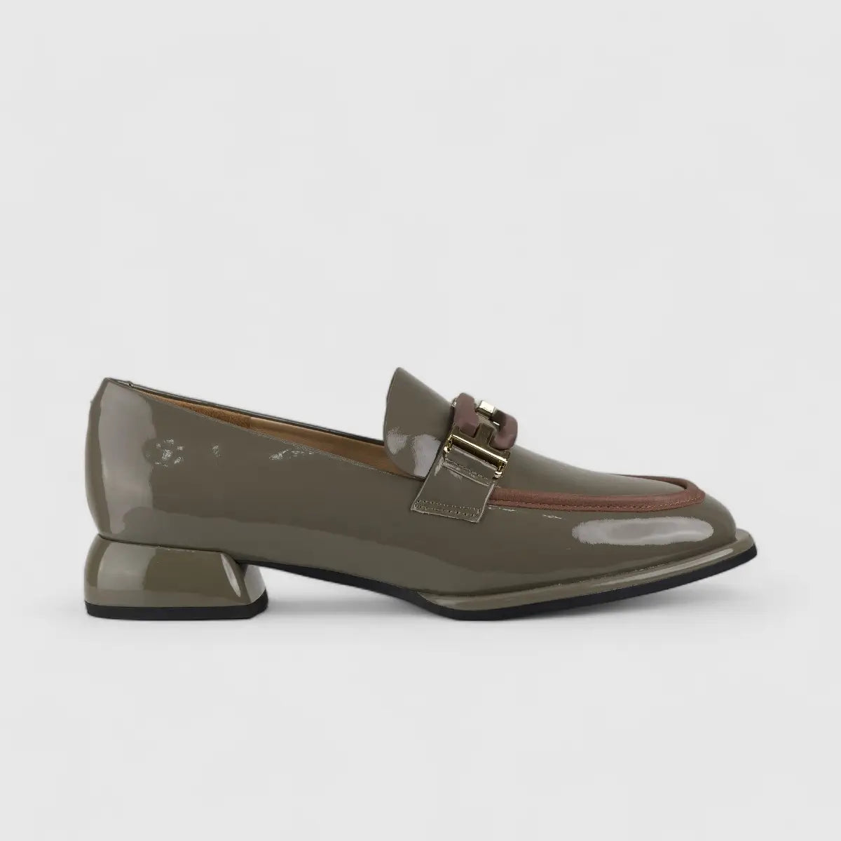 Morbido Ladies Loafers Grey BIL003 Loafers | familyshoecentre
