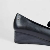 Hush Puppies Soft Style Ladies Comfort Wedge Pump Wallace SSL01618 Black SS336