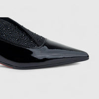 Bulbul Ladies Leather Dress Shoe Black LAR26-4