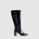 Bulbul Leather Long Boot Black LAR6011