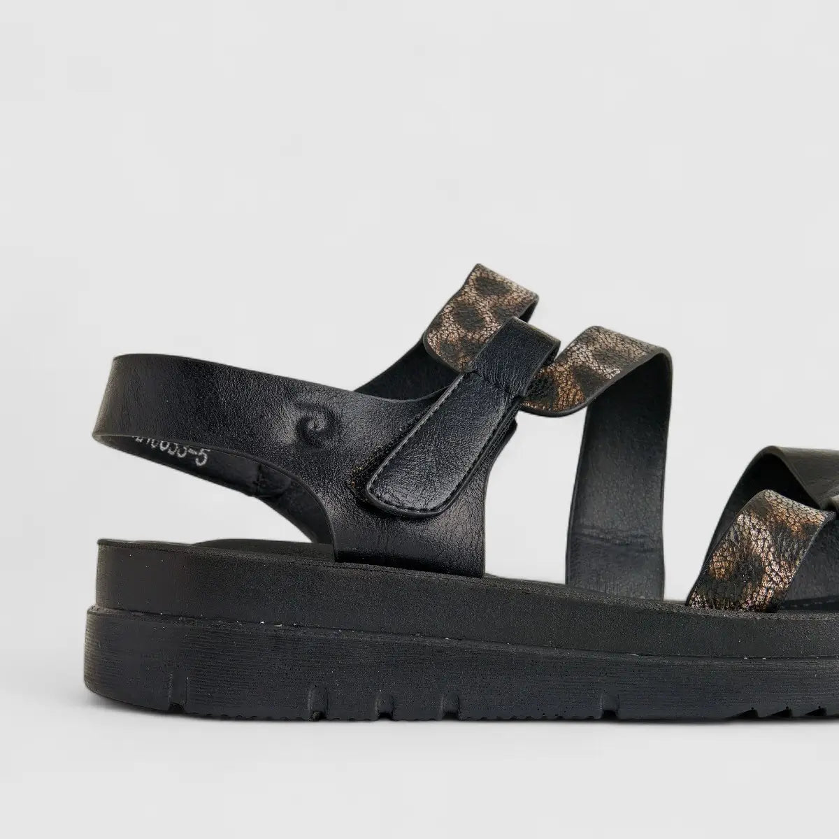 PC Ladies Comfort Sandal PCL10833 Black PC321