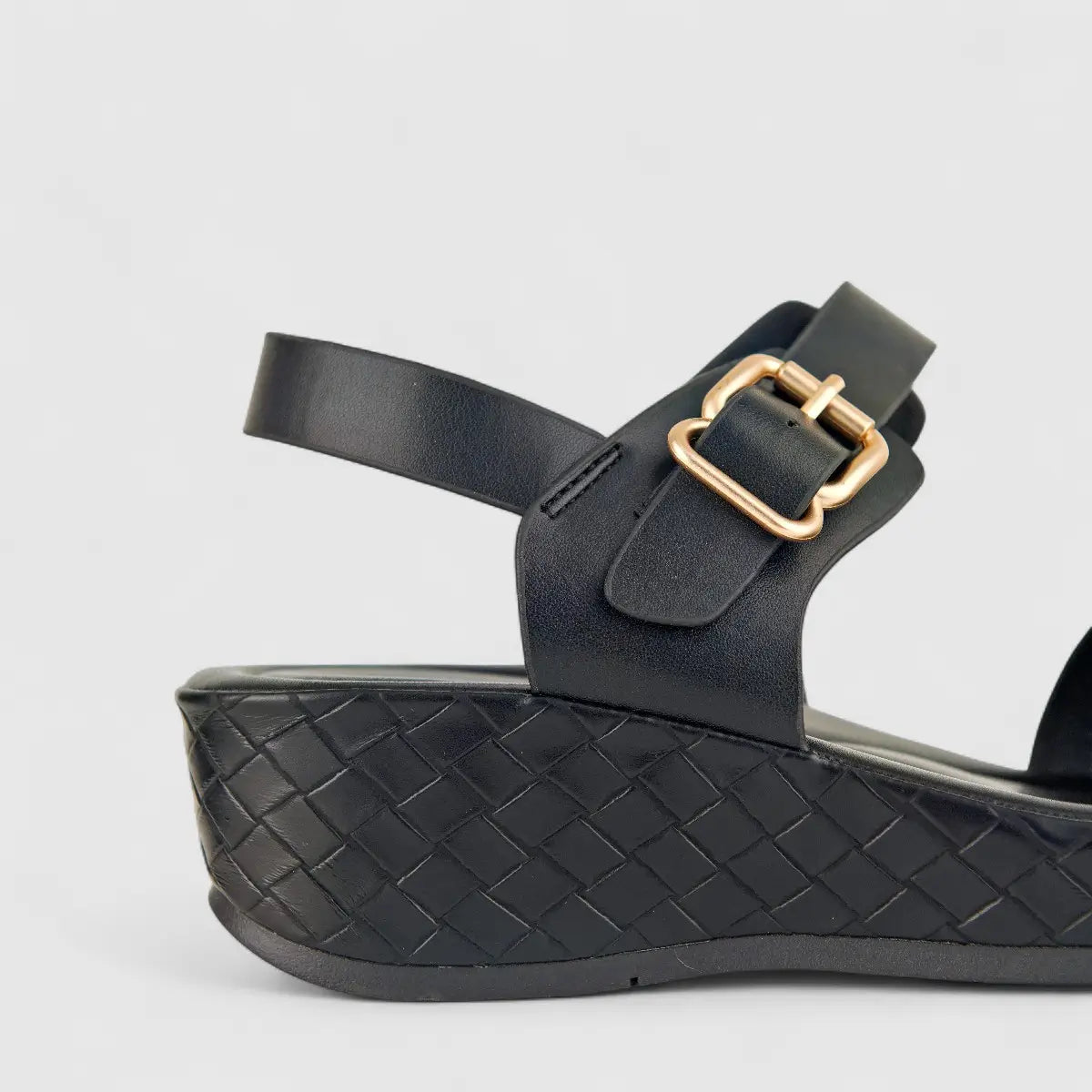 Bulbul Ladies Comfort Sandal HAR050 Black