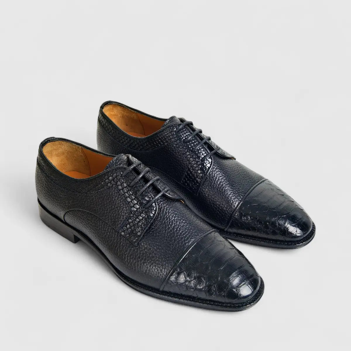 Formales Men's Leather Lace Up 0556 Black FC124