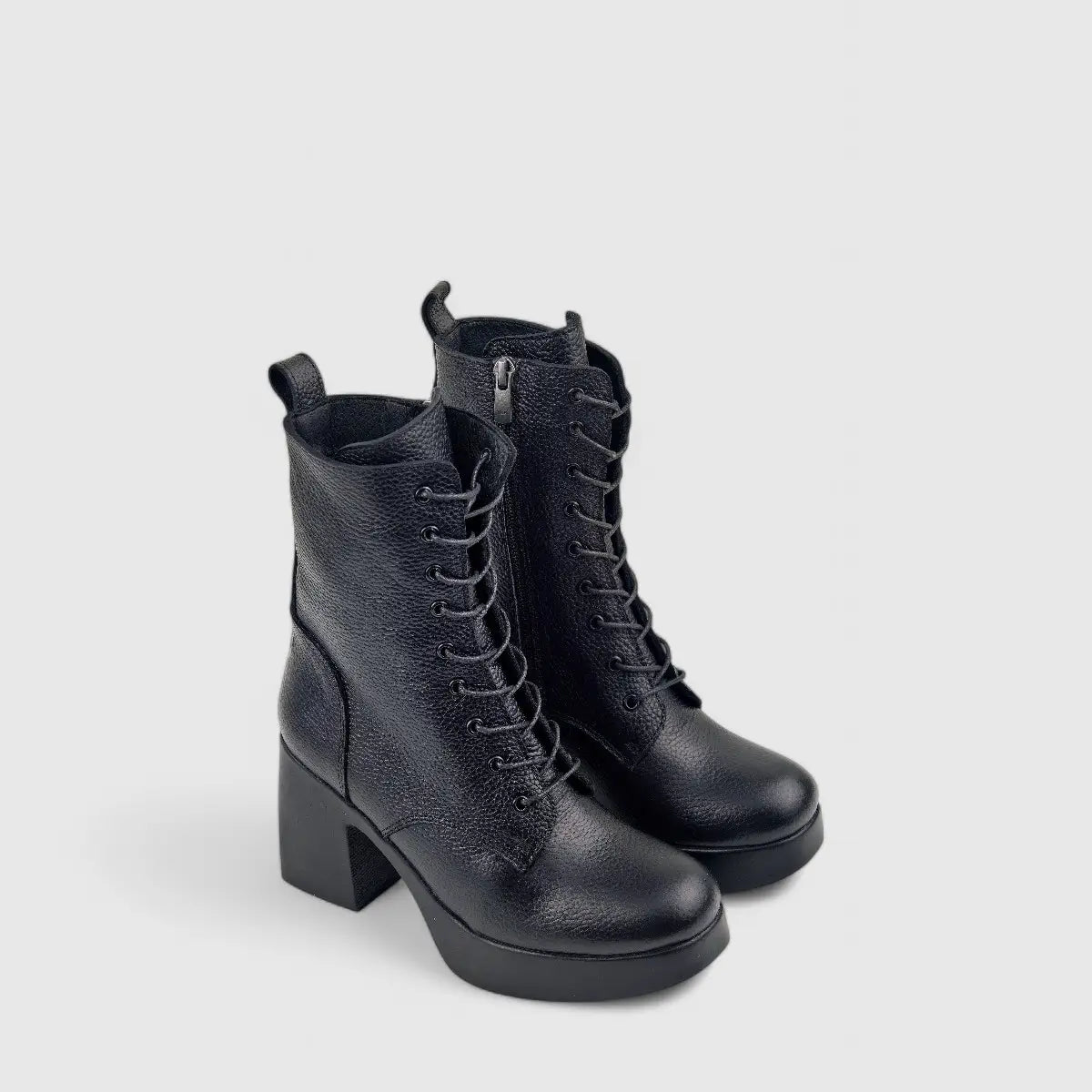 Sofia Mare Leather Ankle Boot Black 11518 Boots | familyshoecentre