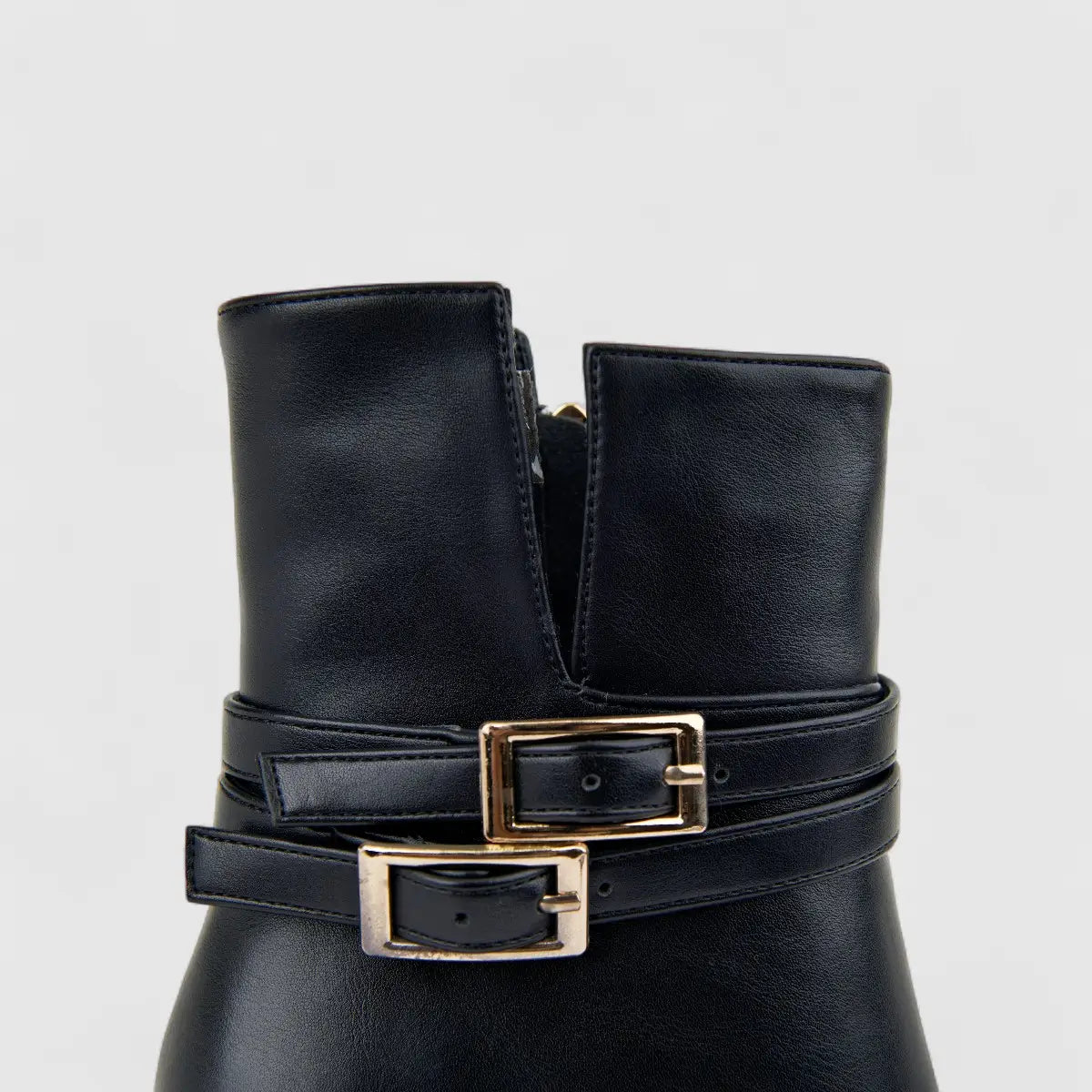Bulbul Ladies Stiletto Heel Ankle Boot Black CAR26-4