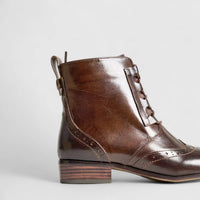 Bulbul Leather Ankle Boot Brown HA2503 Boots | familyshoecentre