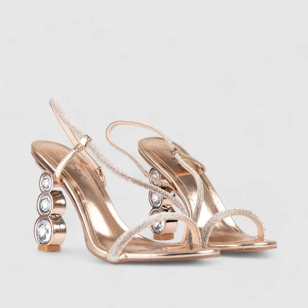 Bulbul Heel Sandal Beige LI005 Heels | familyshoecentre