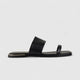 Bulbul Flat Sandal Black Car5001