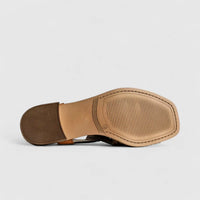 Dimato Ladies Leather Comfort Sandal 002.8361 Brown/Tan DS230