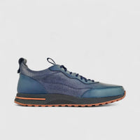 Babucci Men's Leather Sneaker  K25S681908-2A BAB028 Navy