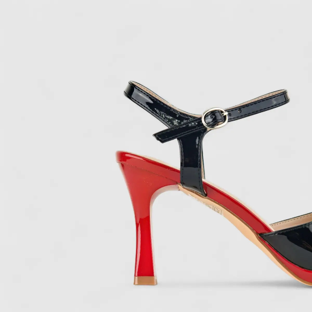 Bulbul Ladies Casual Heel HAR037 Black/Red