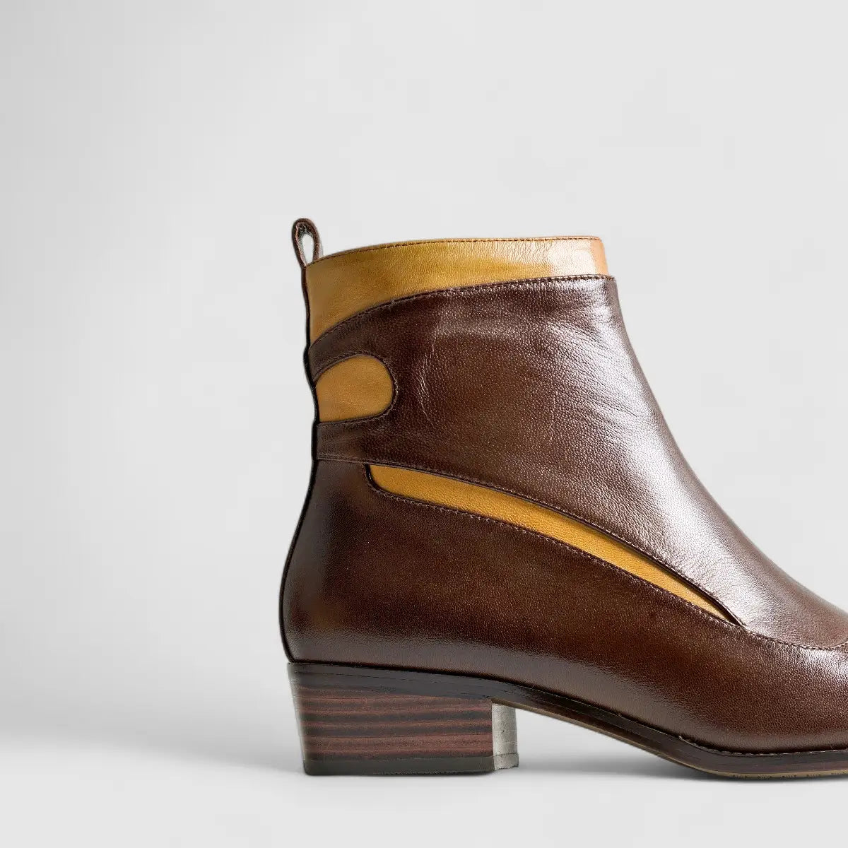 Bulbul Leather Ankle Boot Coffee HA2502 Boots | familyshoecentre