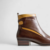 Bulbul Leather Ankle Boot Coffee HA2502 Boots | familyshoecentre