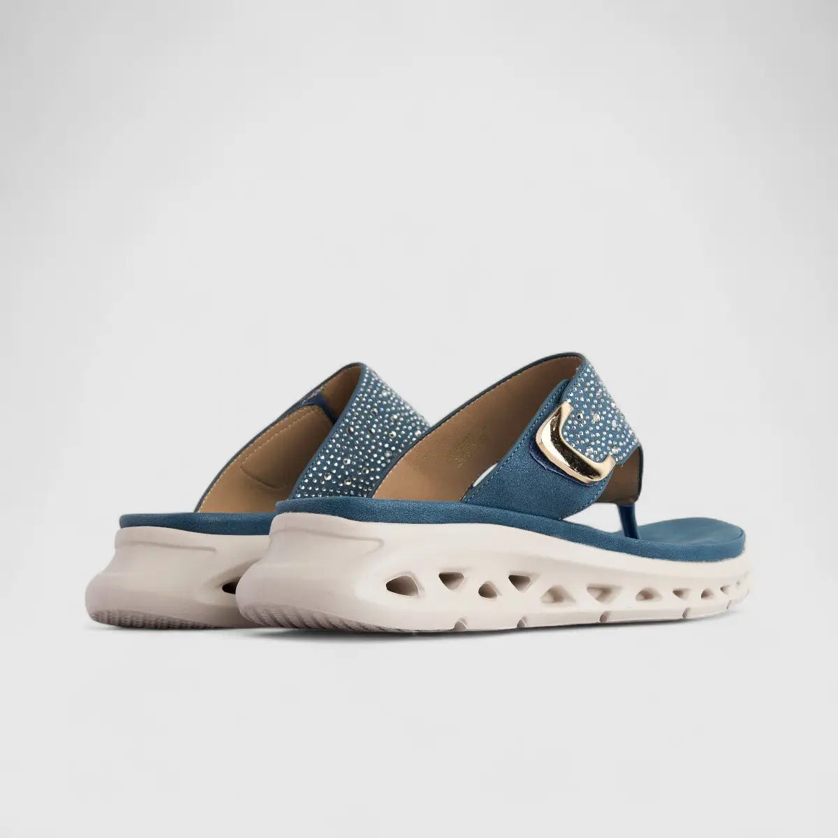 Bulbul Ladies Comfort Sandal HAR027 Blue