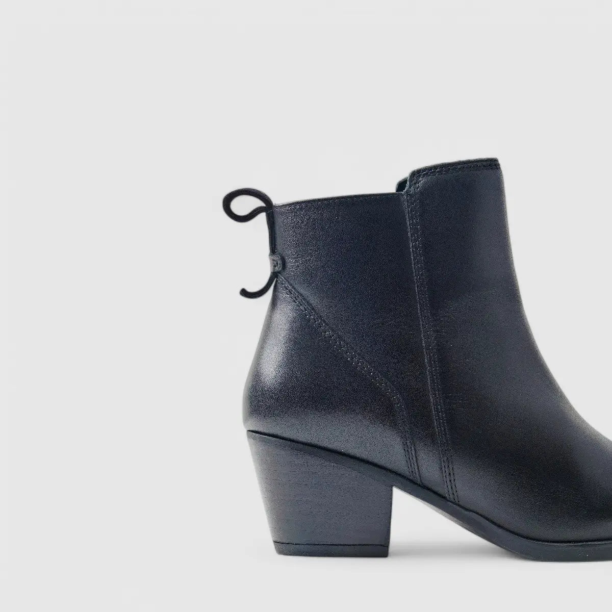 Hotter Delight Comfort Boot Black Boots | familyshoecentre