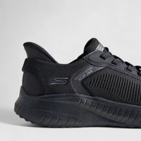 Skechers Mens Bobs Squad Chaos Black 118312 Sneakers | familyshoecentre