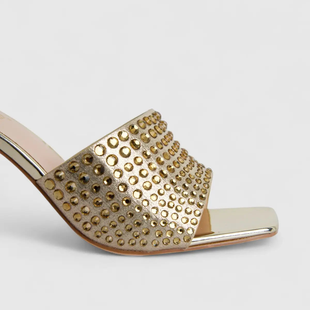 Bulbul Ladies Evening Sandal Gold HAR065