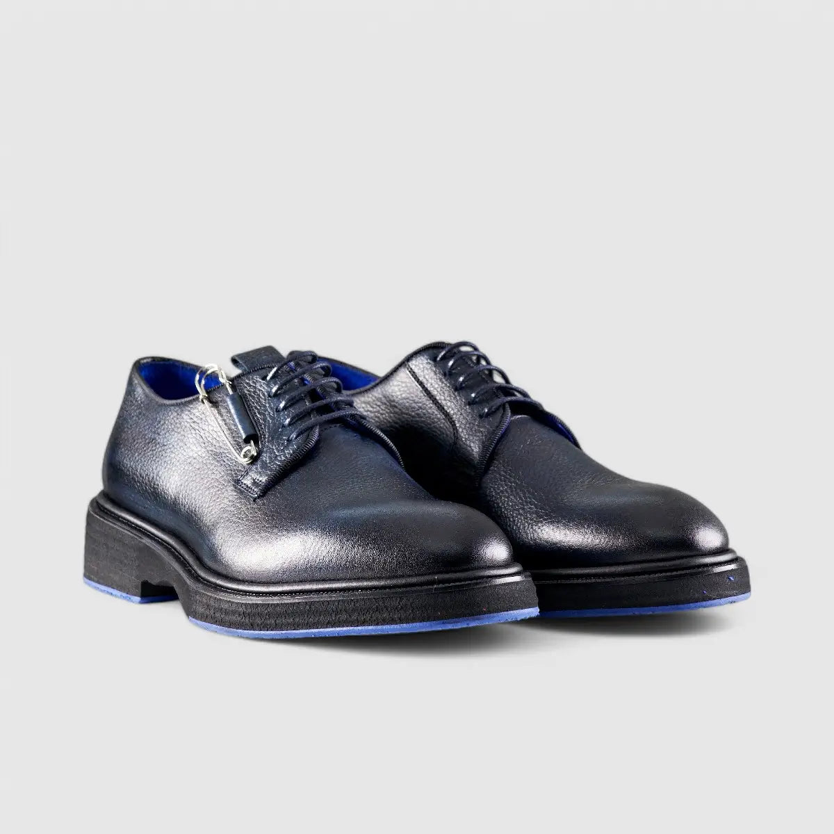 Formales Men's Chunky Sole Dress Oxfords Navy Floater 0218 FC31 Oxfords | familyshoecentre