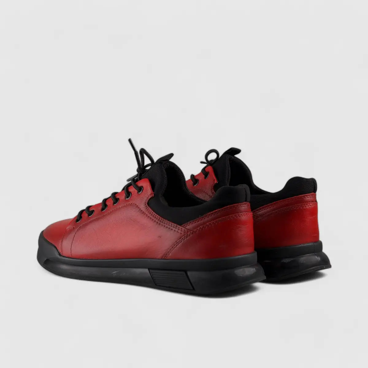 Bulletti Lace Up Sneaker Red 17374 Sneakers | familyshoecentre