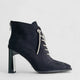 Bulbul Ankle Heel Boot Black CAR5038 Boots | familyshoecentre