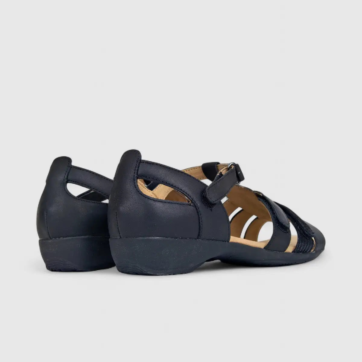 Hotter Ladies Comfort Sandal Solei Black HT75