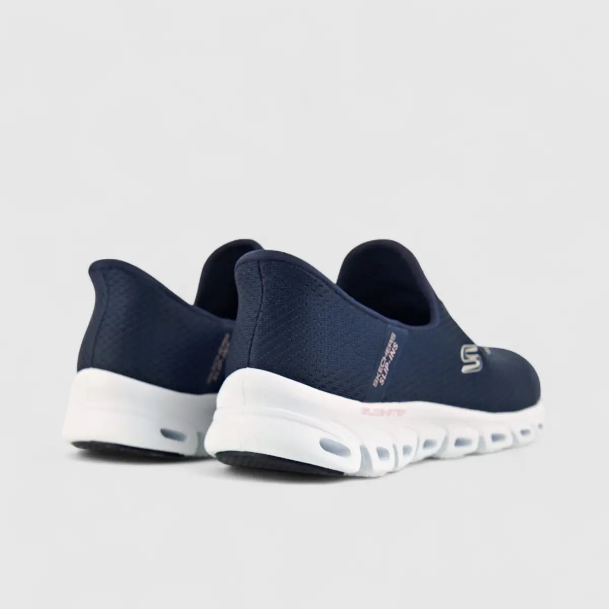 Skechers Ladies Comfort Slip in Sneaker Glide Step 104547 Navy SW72