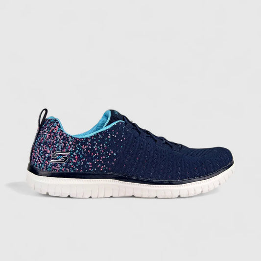 Skechers Ladies Comfort Sneaker 104411 Virtue Navy SW63