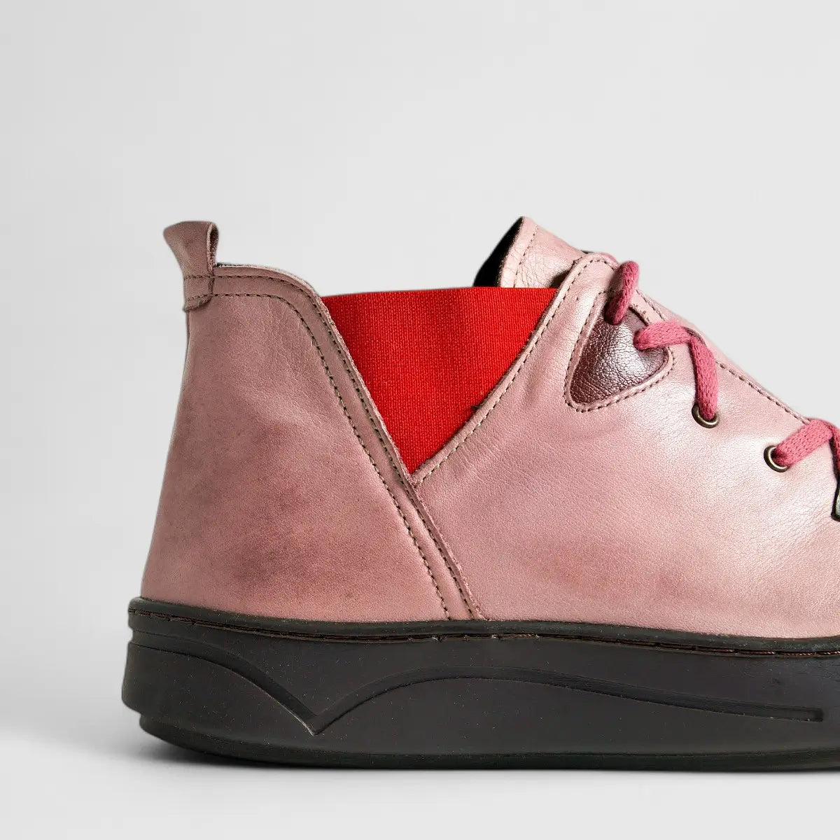 Karyoka Comfort Leather Boots 1015 Lilac Boots | familyshoecentre