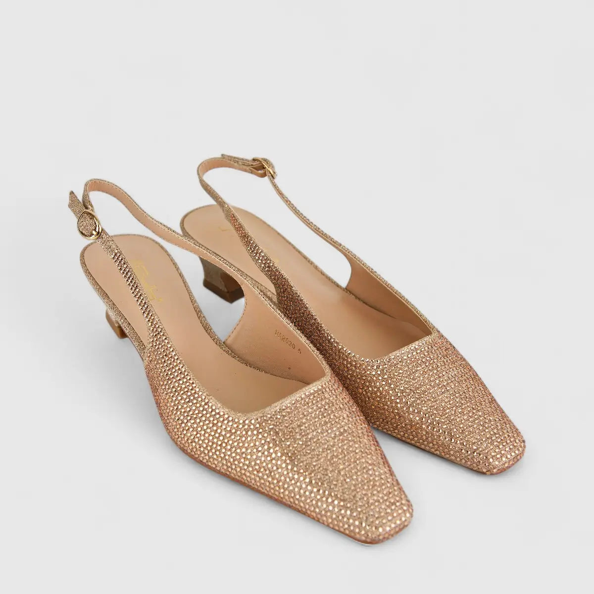 Bulbul Ladies Evening Sling Back HAR030 Champagne