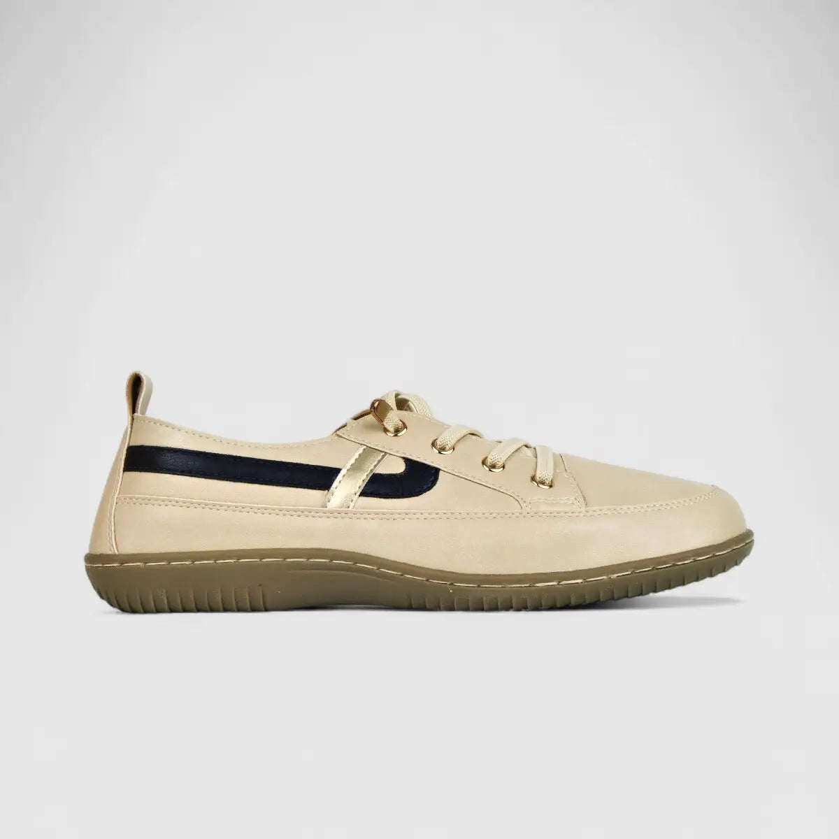 Hush Puppies Soft Style Ladies Comfort Sneaker Kalea SSL01474 Stone SS307