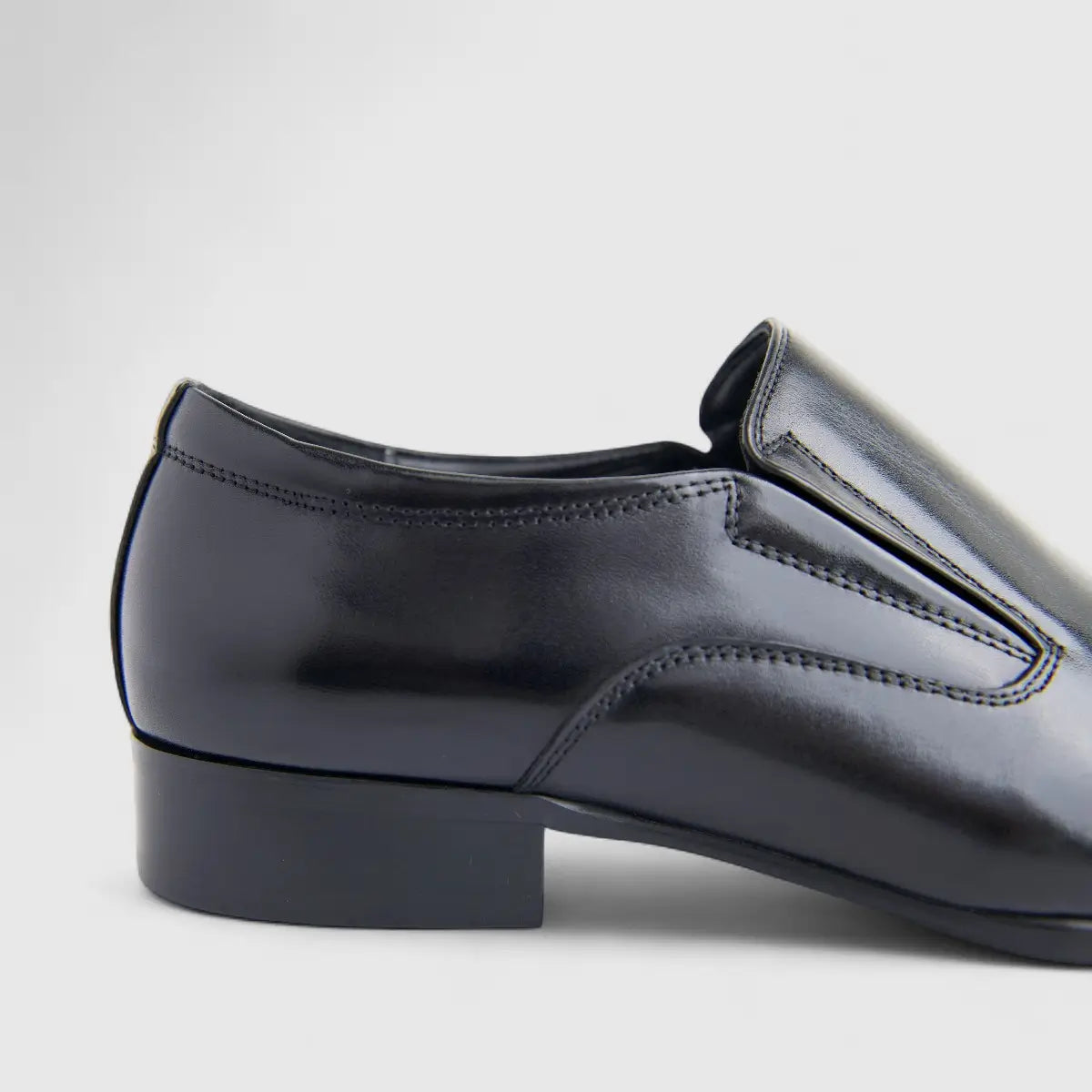 Formales Men's Leather Slip On AE503-8 Black EL126