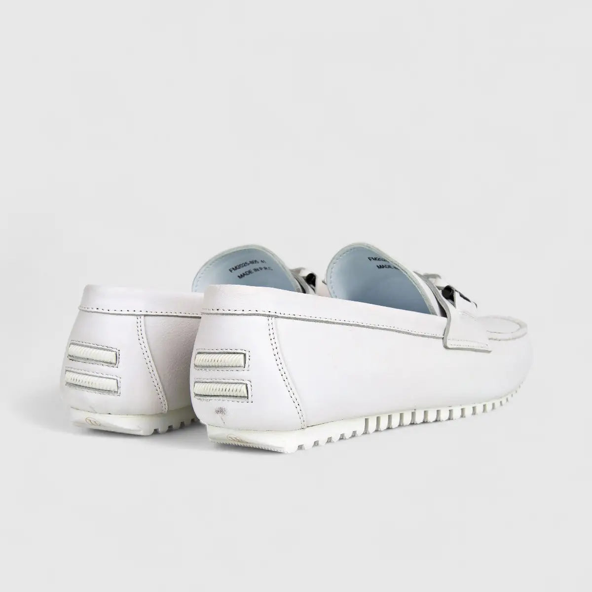 Formales Men's Leather Loafer FM2025-805 White FK8